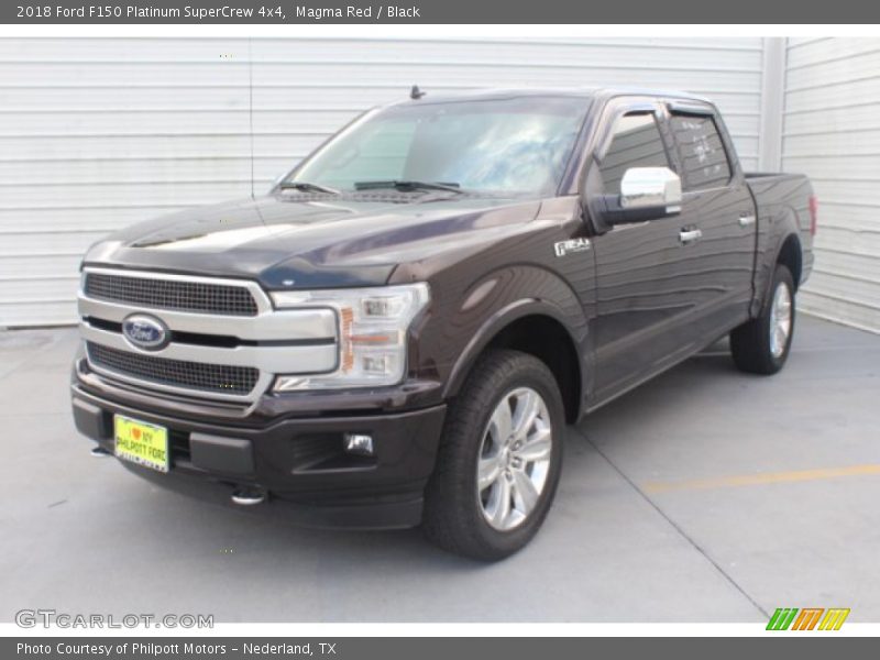 Magma Red / Black 2018 Ford F150 Platinum SuperCrew 4x4