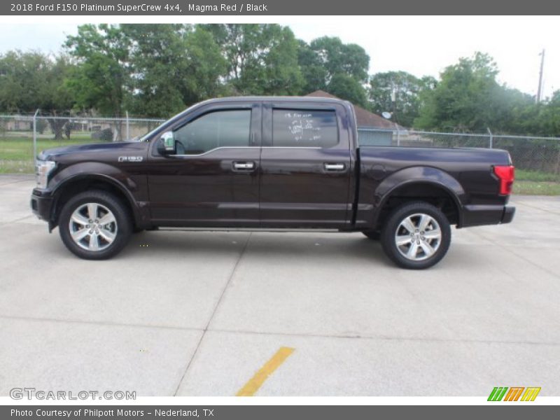 Magma Red / Black 2018 Ford F150 Platinum SuperCrew 4x4