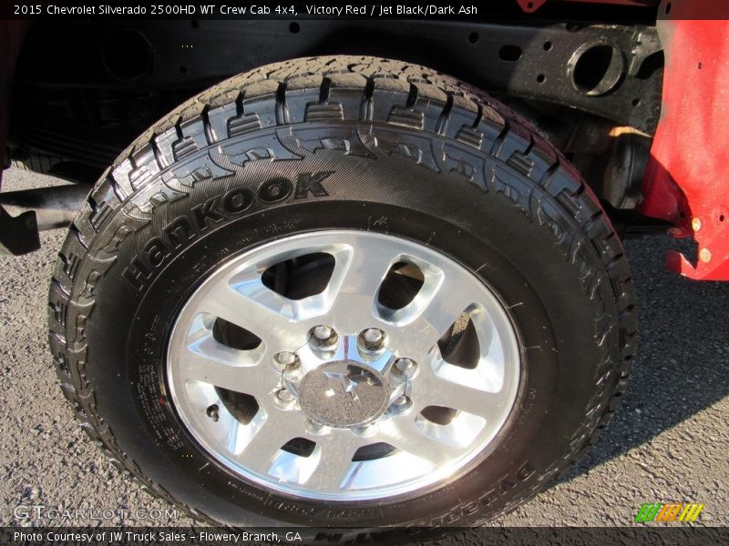 Victory Red / Jet Black/Dark Ash 2015 Chevrolet Silverado 2500HD WT Crew Cab 4x4