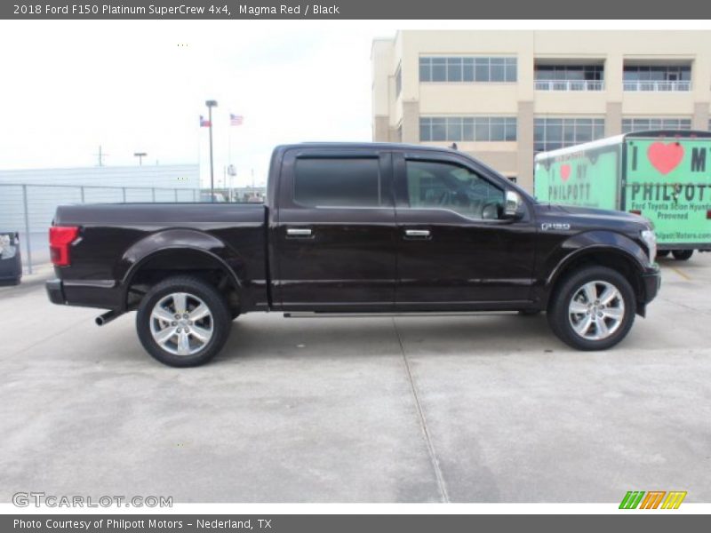Magma Red / Black 2018 Ford F150 Platinum SuperCrew 4x4