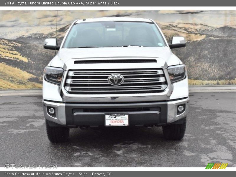 Super White / Black 2019 Toyota Tundra Limited Double Cab 4x4