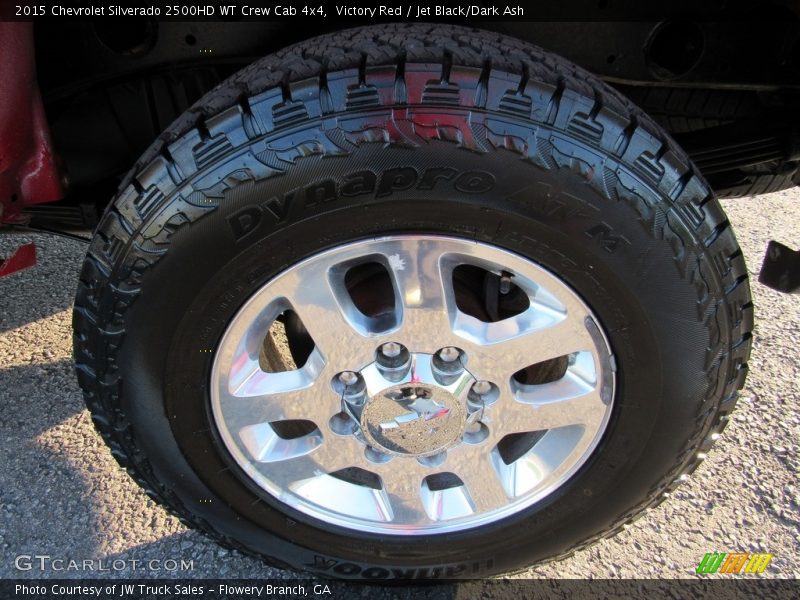 Victory Red / Jet Black/Dark Ash 2015 Chevrolet Silverado 2500HD WT Crew Cab 4x4