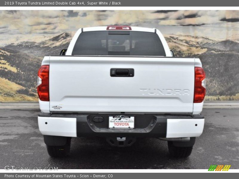 Super White / Black 2019 Toyota Tundra Limited Double Cab 4x4