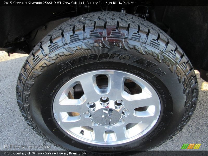 Victory Red / Jet Black/Dark Ash 2015 Chevrolet Silverado 2500HD WT Crew Cab 4x4