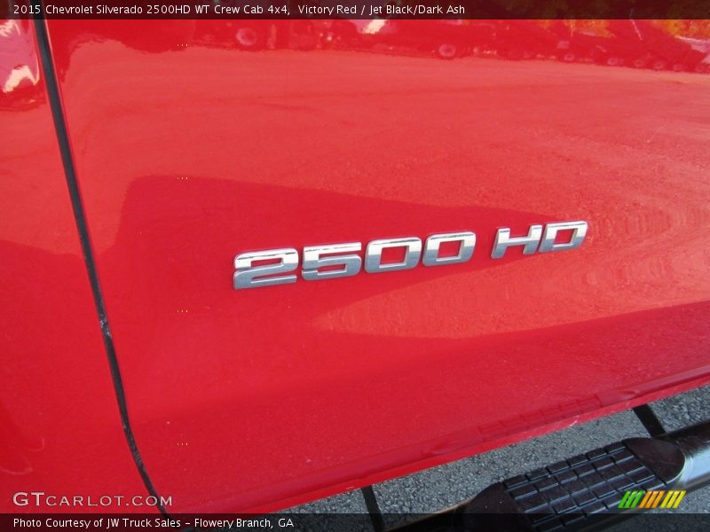 Victory Red / Jet Black/Dark Ash 2015 Chevrolet Silverado 2500HD WT Crew Cab 4x4