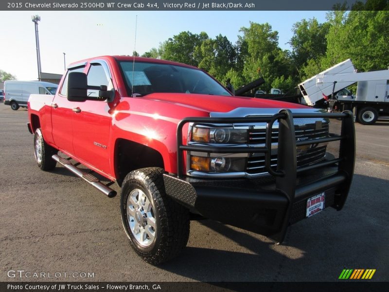 Victory Red / Jet Black/Dark Ash 2015 Chevrolet Silverado 2500HD WT Crew Cab 4x4