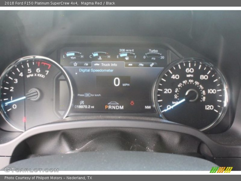 Magma Red / Black 2018 Ford F150 Platinum SuperCrew 4x4