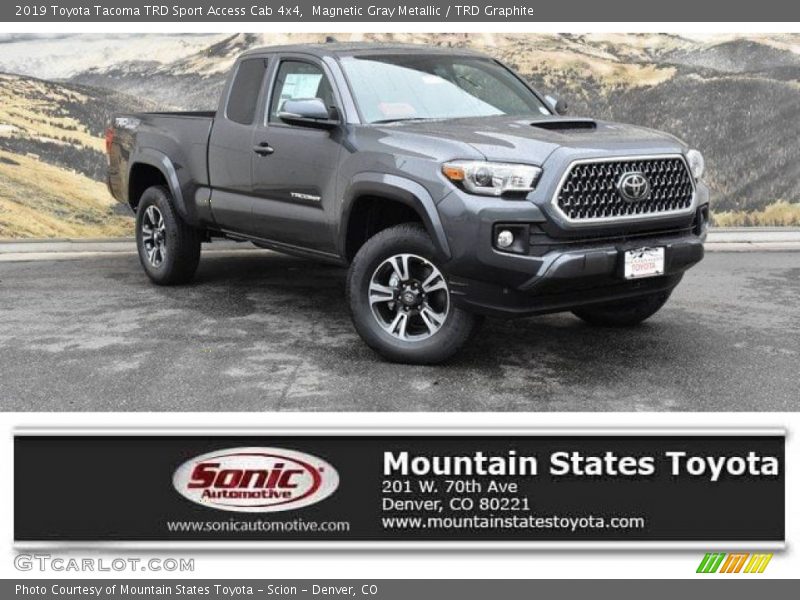 Magnetic Gray Metallic / TRD Graphite 2019 Toyota Tacoma TRD Sport Access Cab 4x4