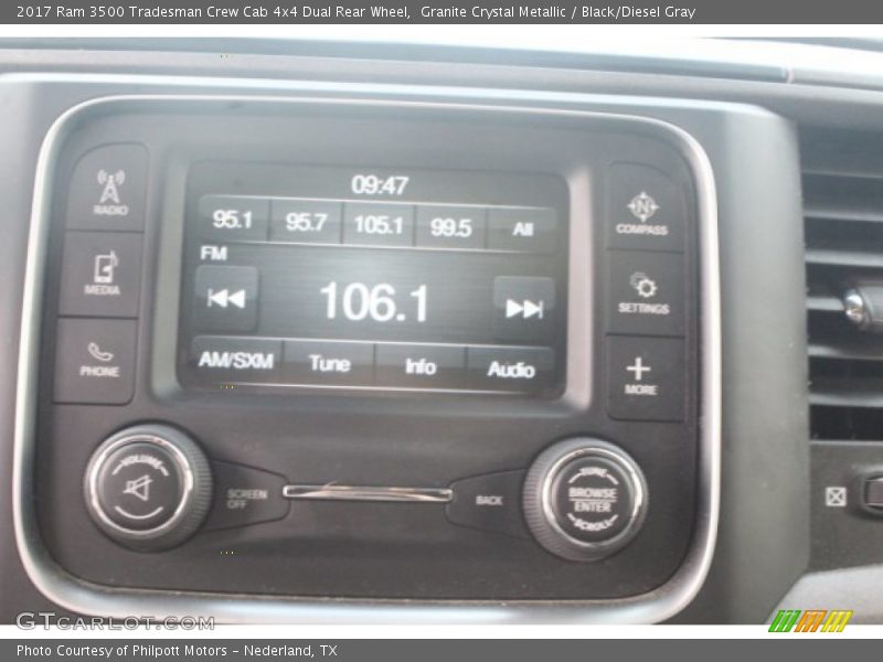 Granite Crystal Metallic / Black/Diesel Gray 2017 Ram 3500 Tradesman Crew Cab 4x4 Dual Rear Wheel