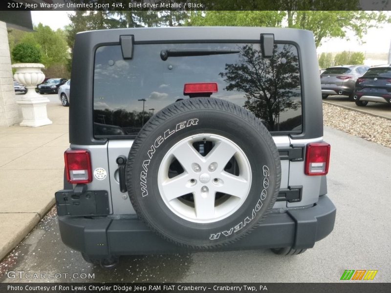 Billet Silver Metallic / Black 2017 Jeep Wrangler Unlimited Sport 4x4