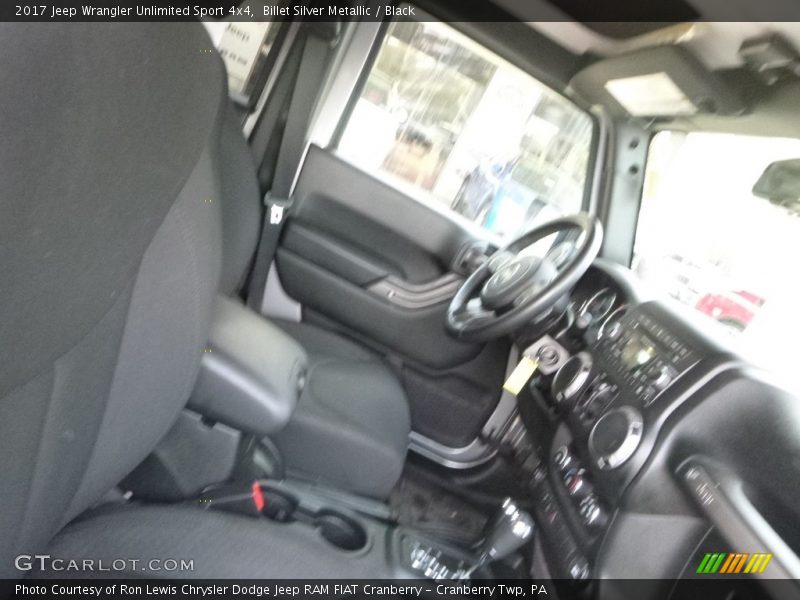 Billet Silver Metallic / Black 2017 Jeep Wrangler Unlimited Sport 4x4