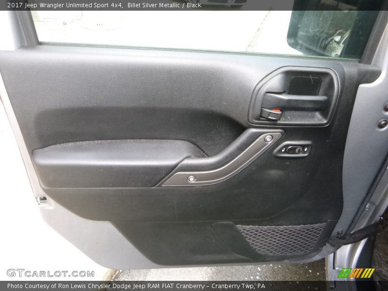 Billet Silver Metallic / Black 2017 Jeep Wrangler Unlimited Sport 4x4
