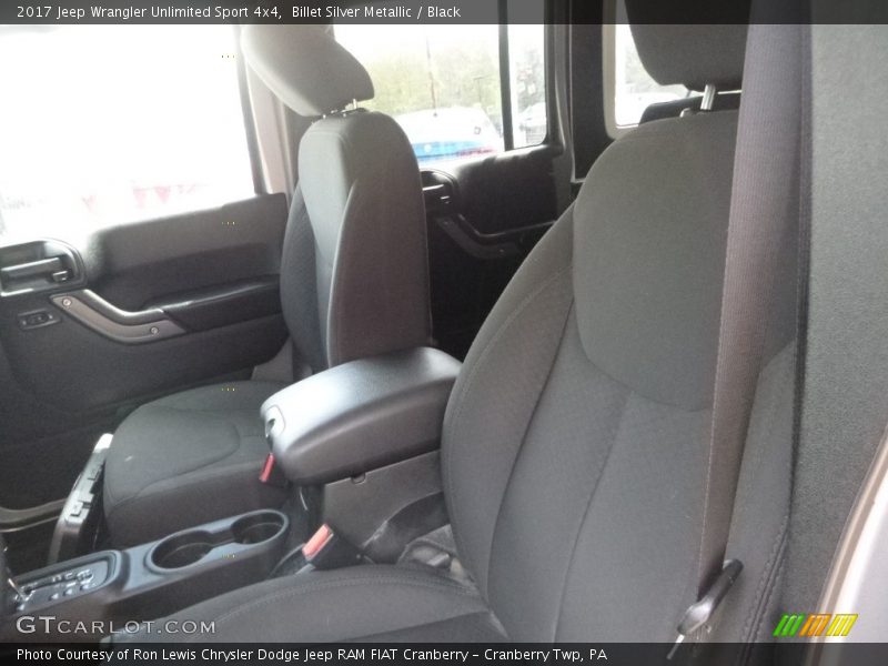 Billet Silver Metallic / Black 2017 Jeep Wrangler Unlimited Sport 4x4