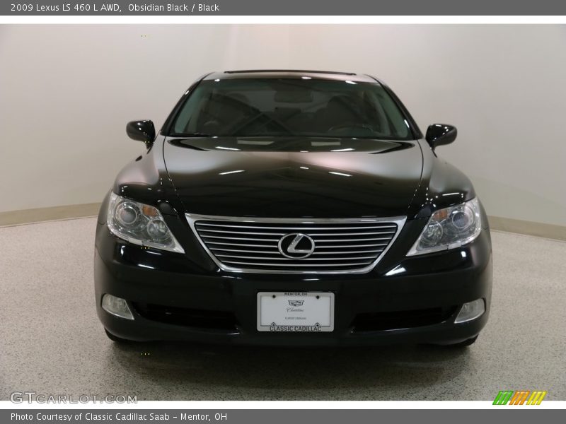Obsidian Black / Black 2009 Lexus LS 460 L AWD
