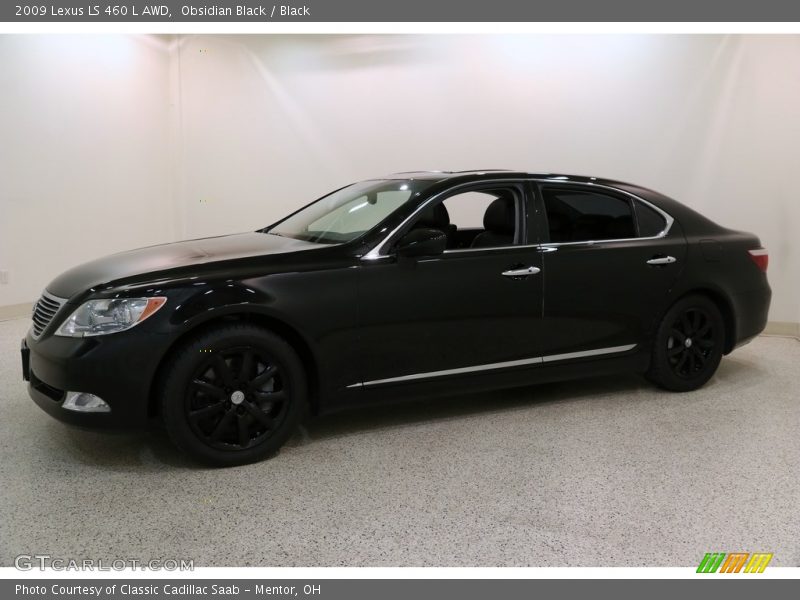 Obsidian Black / Black 2009 Lexus LS 460 L AWD
