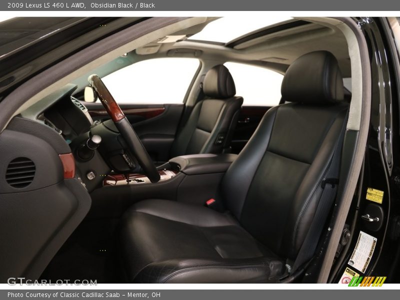 Obsidian Black / Black 2009 Lexus LS 460 L AWD