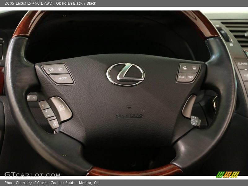 Obsidian Black / Black 2009 Lexus LS 460 L AWD