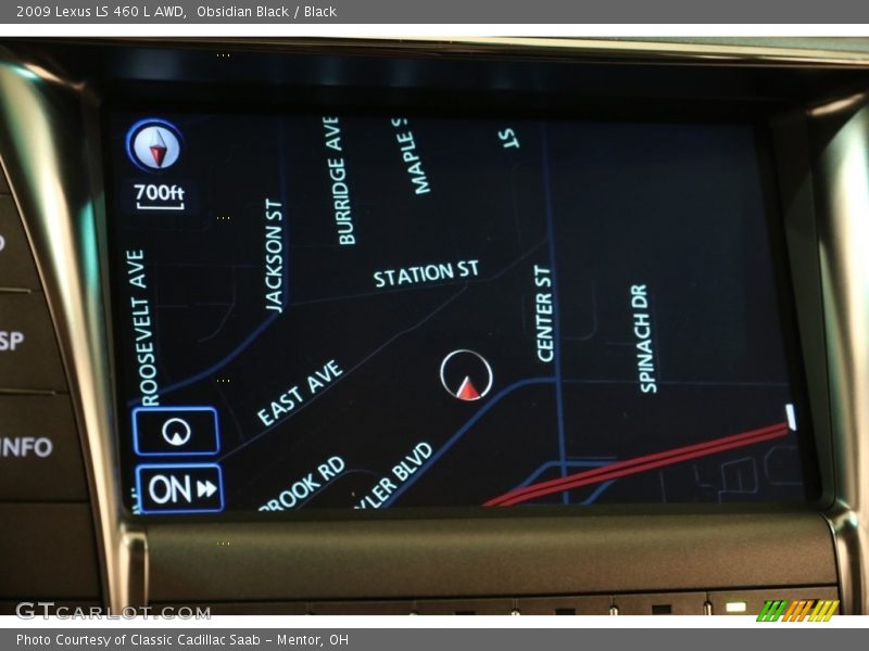 Obsidian Black / Black 2009 Lexus LS 460 L AWD