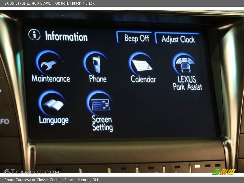 Obsidian Black / Black 2009 Lexus LS 460 L AWD