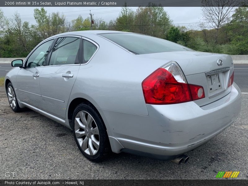 Liquid Platinum Metallic / Graphite 2006 Infiniti M 35x Sedan