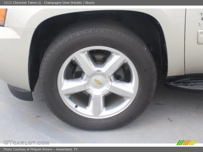 Champagne Silver Metallic / Ebony 2013 Chevrolet Tahoe LS