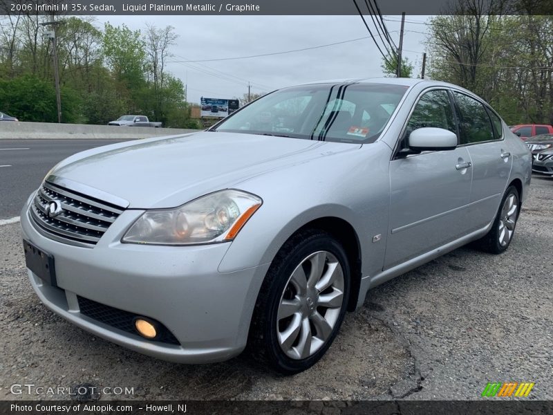 Liquid Platinum Metallic / Graphite 2006 Infiniti M 35x Sedan