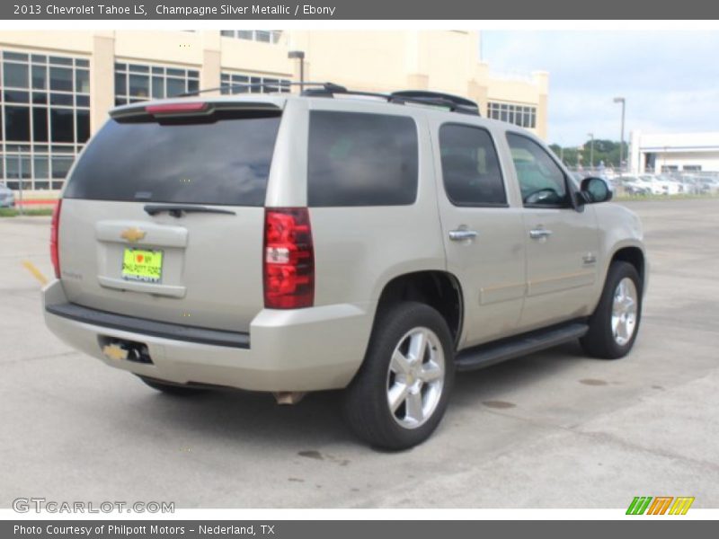 Champagne Silver Metallic / Ebony 2013 Chevrolet Tahoe LS