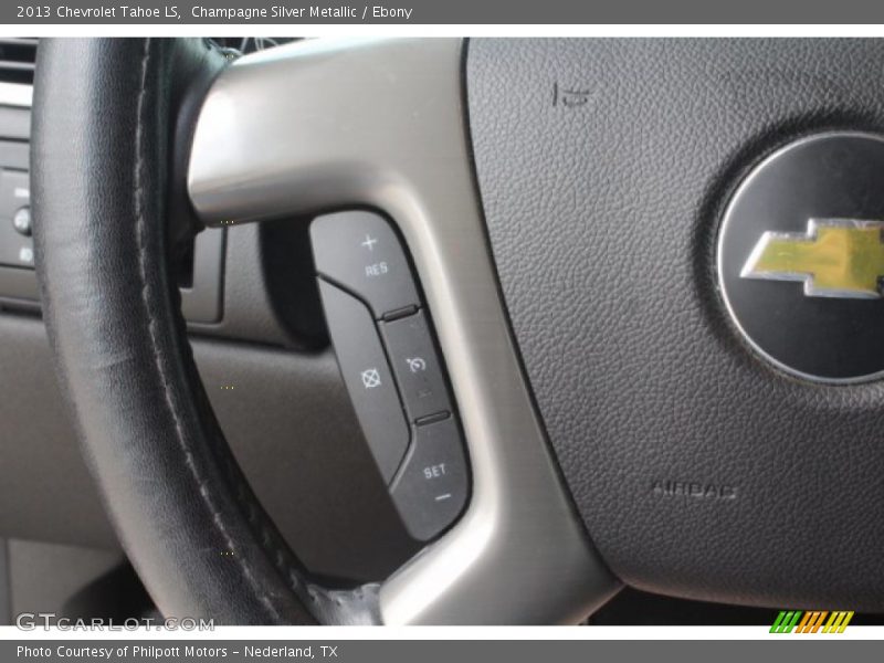 Champagne Silver Metallic / Ebony 2013 Chevrolet Tahoe LS