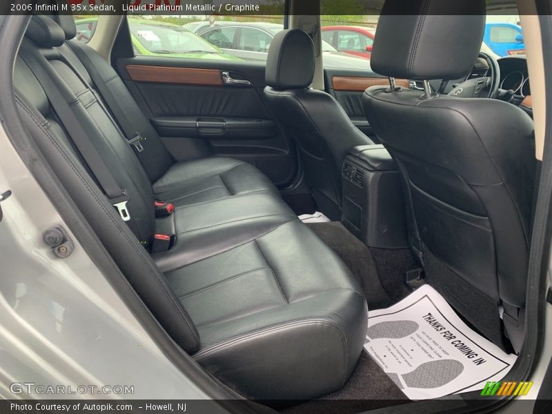 Liquid Platinum Metallic / Graphite 2006 Infiniti M 35x Sedan
