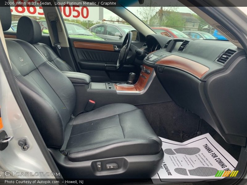 Liquid Platinum Metallic / Graphite 2006 Infiniti M 35x Sedan