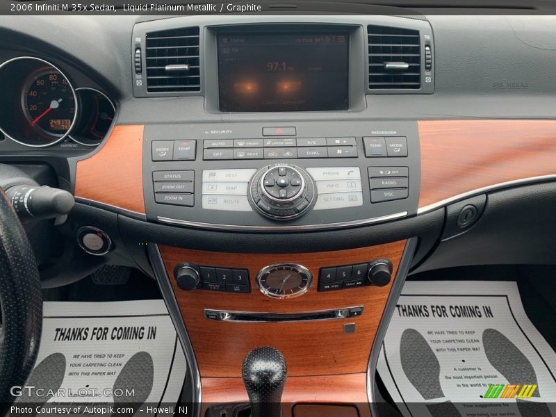 Liquid Platinum Metallic / Graphite 2006 Infiniti M 35x Sedan
