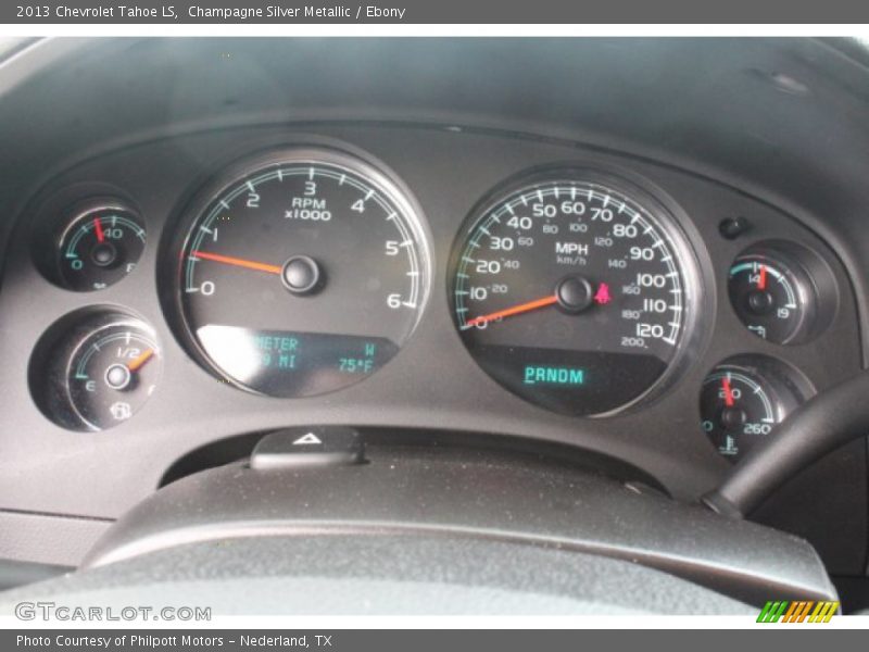 Champagne Silver Metallic / Ebony 2013 Chevrolet Tahoe LS