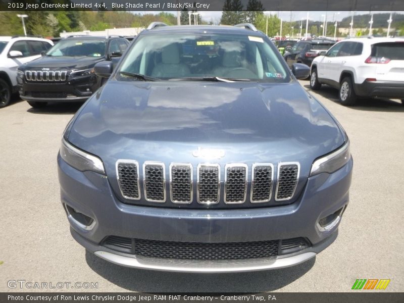 Blue Shade Pearl / Black/Ski Grey 2019 Jeep Cherokee Limited 4x4