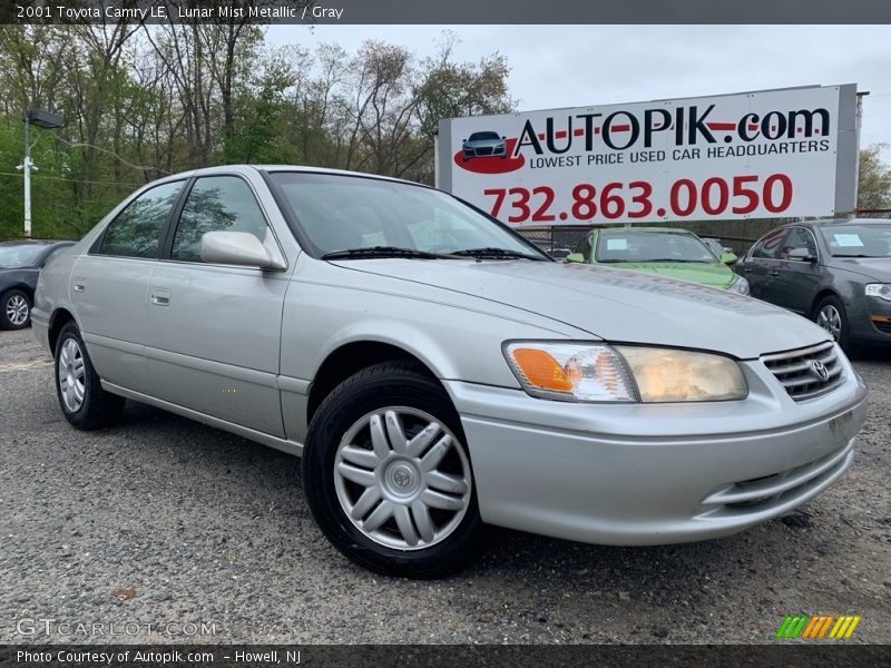Lunar Mist Metallic / Gray 2001 Toyota Camry LE