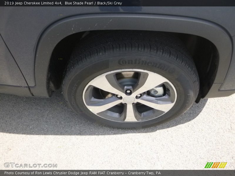 Blue Shade Pearl / Black/Ski Grey 2019 Jeep Cherokee Limited 4x4
