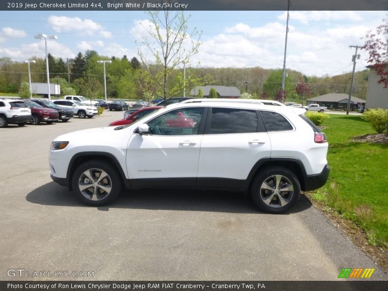 Bright White / Black/Ski Grey 2019 Jeep Cherokee Limited 4x4