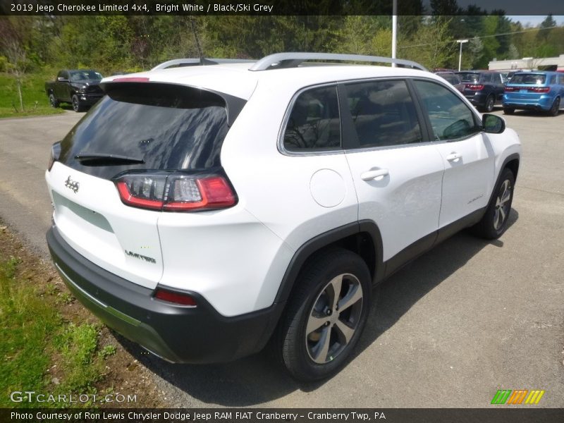 Bright White / Black/Ski Grey 2019 Jeep Cherokee Limited 4x4