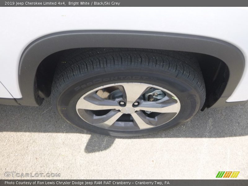 Bright White / Black/Ski Grey 2019 Jeep Cherokee Limited 4x4