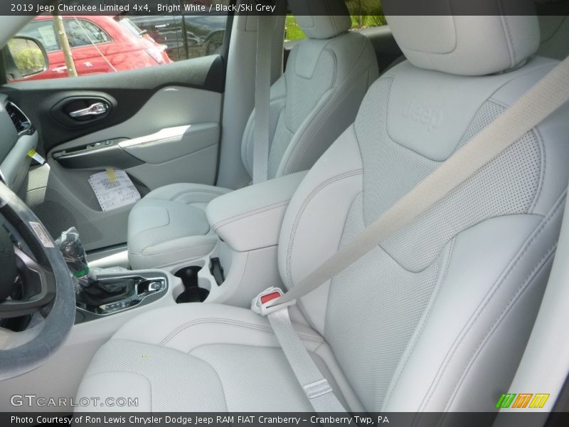 Bright White / Black/Ski Grey 2019 Jeep Cherokee Limited 4x4