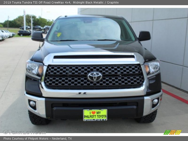 Midnight Black Metallic / Graphite 2019 Toyota Tundra TSS Off Road CrewMax 4x4