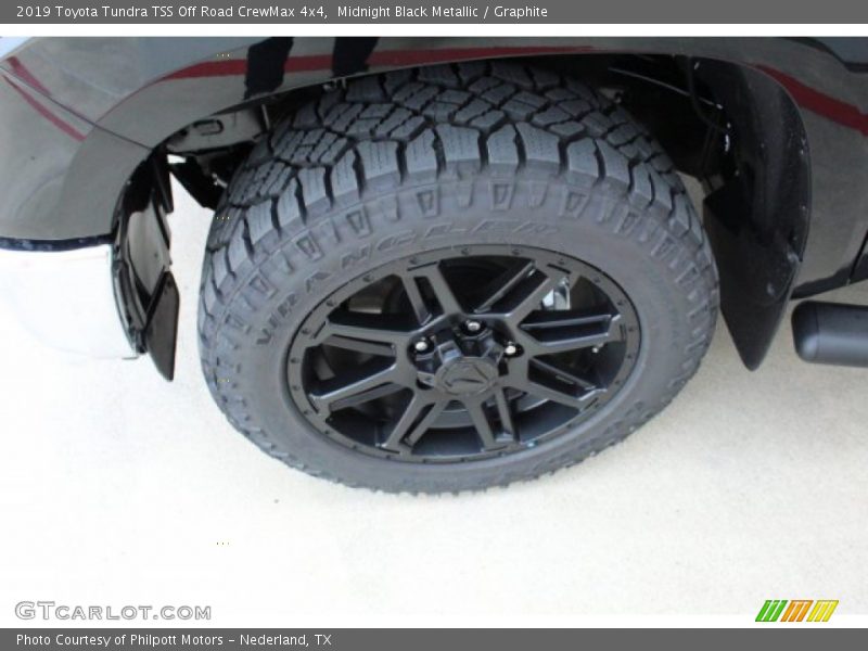 Midnight Black Metallic / Graphite 2019 Toyota Tundra TSS Off Road CrewMax 4x4
