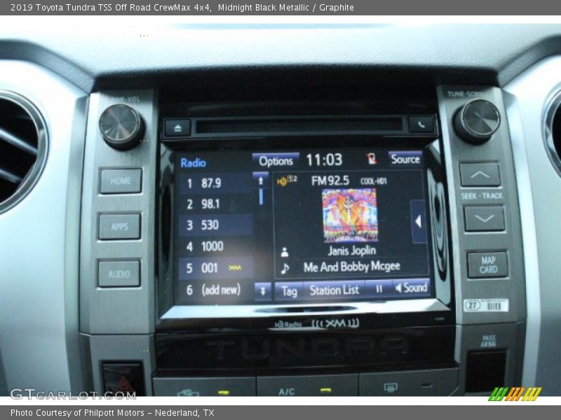 Midnight Black Metallic / Graphite 2019 Toyota Tundra TSS Off Road CrewMax 4x4