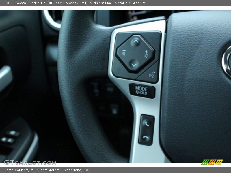 Midnight Black Metallic / Graphite 2019 Toyota Tundra TSS Off Road CrewMax 4x4