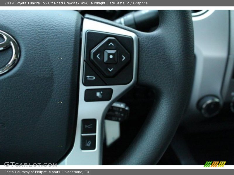 Midnight Black Metallic / Graphite 2019 Toyota Tundra TSS Off Road CrewMax 4x4