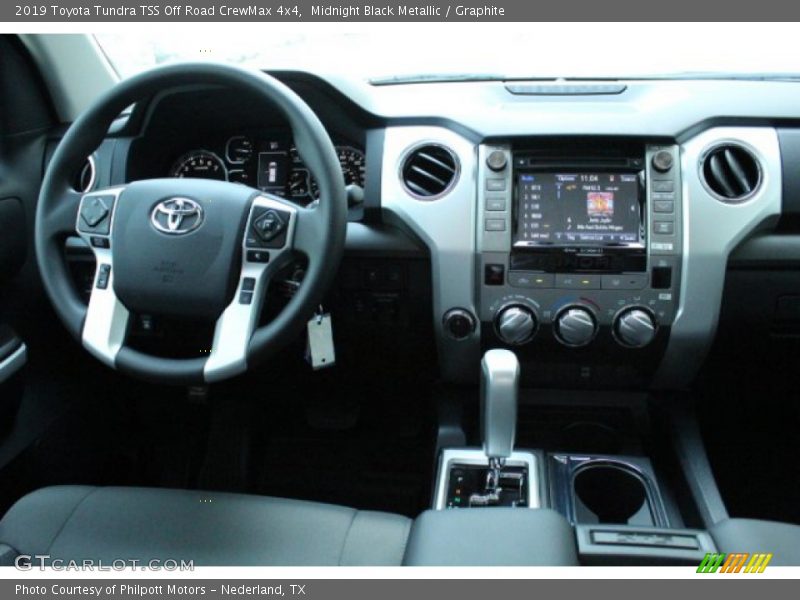 Midnight Black Metallic / Graphite 2019 Toyota Tundra TSS Off Road CrewMax 4x4