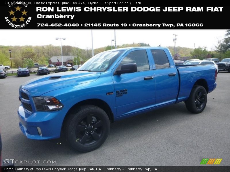 Hydro Blue Sport Edition / Black 2019 Ram 1500 Classic Express Quad Cab 4x4