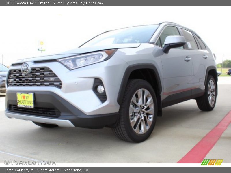 Silver Sky Metallic / Light Gray 2019 Toyota RAV4 Limited