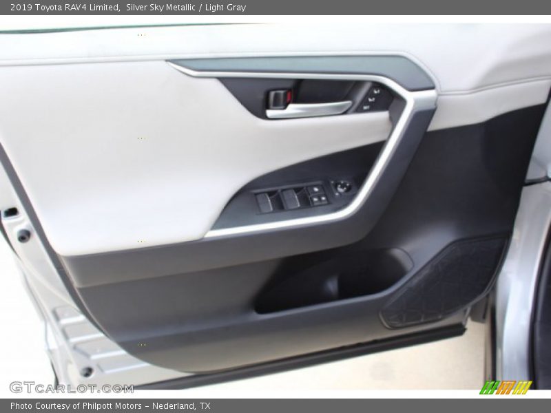 Silver Sky Metallic / Light Gray 2019 Toyota RAV4 Limited