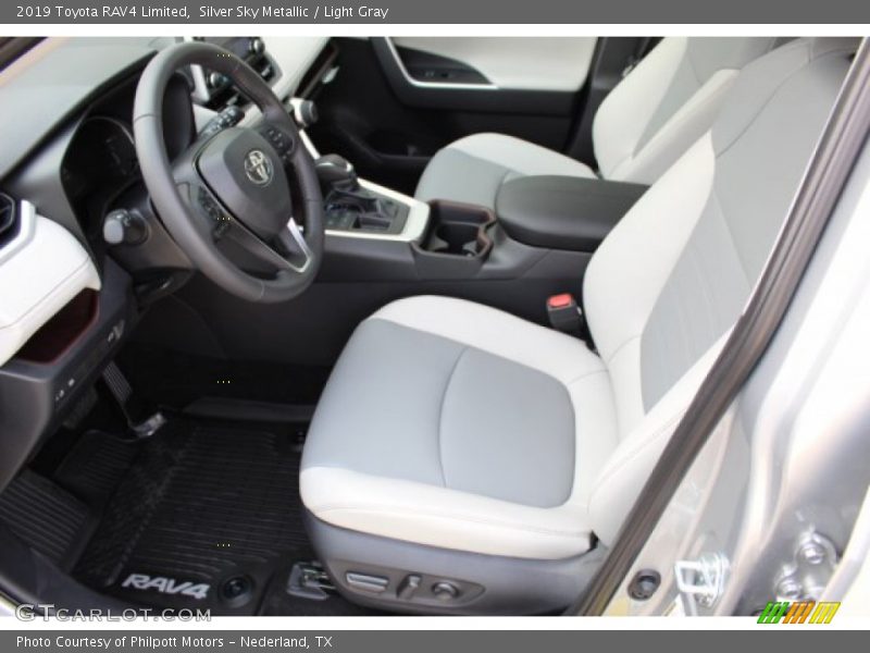 Silver Sky Metallic / Light Gray 2019 Toyota RAV4 Limited