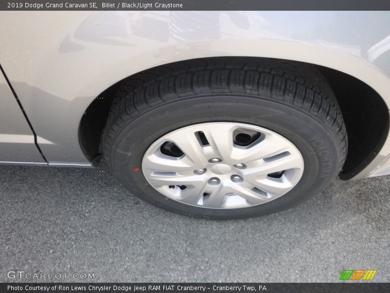 Billet / Black/Light Graystone 2019 Dodge Grand Caravan SE